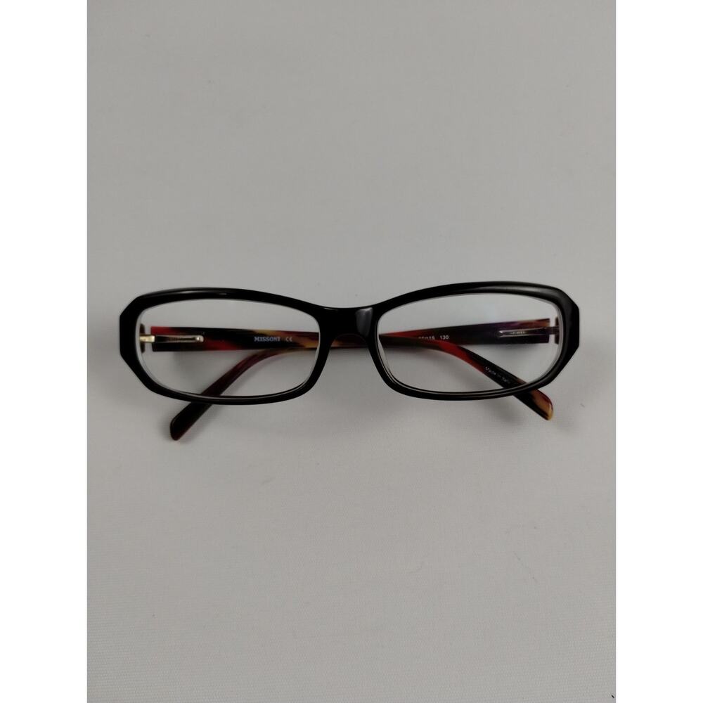 Missoni Eyeglass Frames MI00504 55-15-130 Brown / Red Cream Green Marble